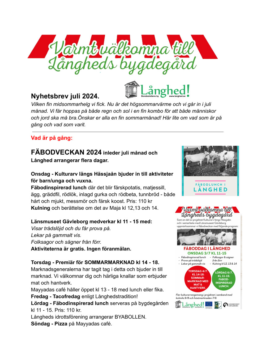 Nyhetsbrev 2024 07 sida1